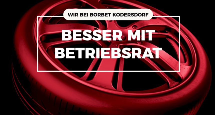 Videobotschaft von Jan Otto zur ersten Betriebsratswahl bei Borbet in Kodersdorf - Wählen gehen!